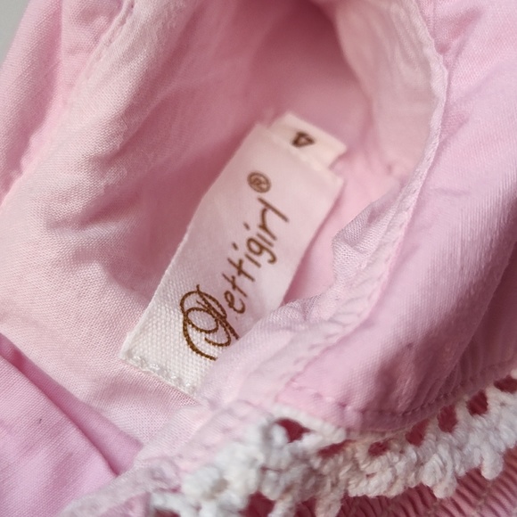 Pettigirl Pink Smocked Dress size 4T - Picture 4 of 4